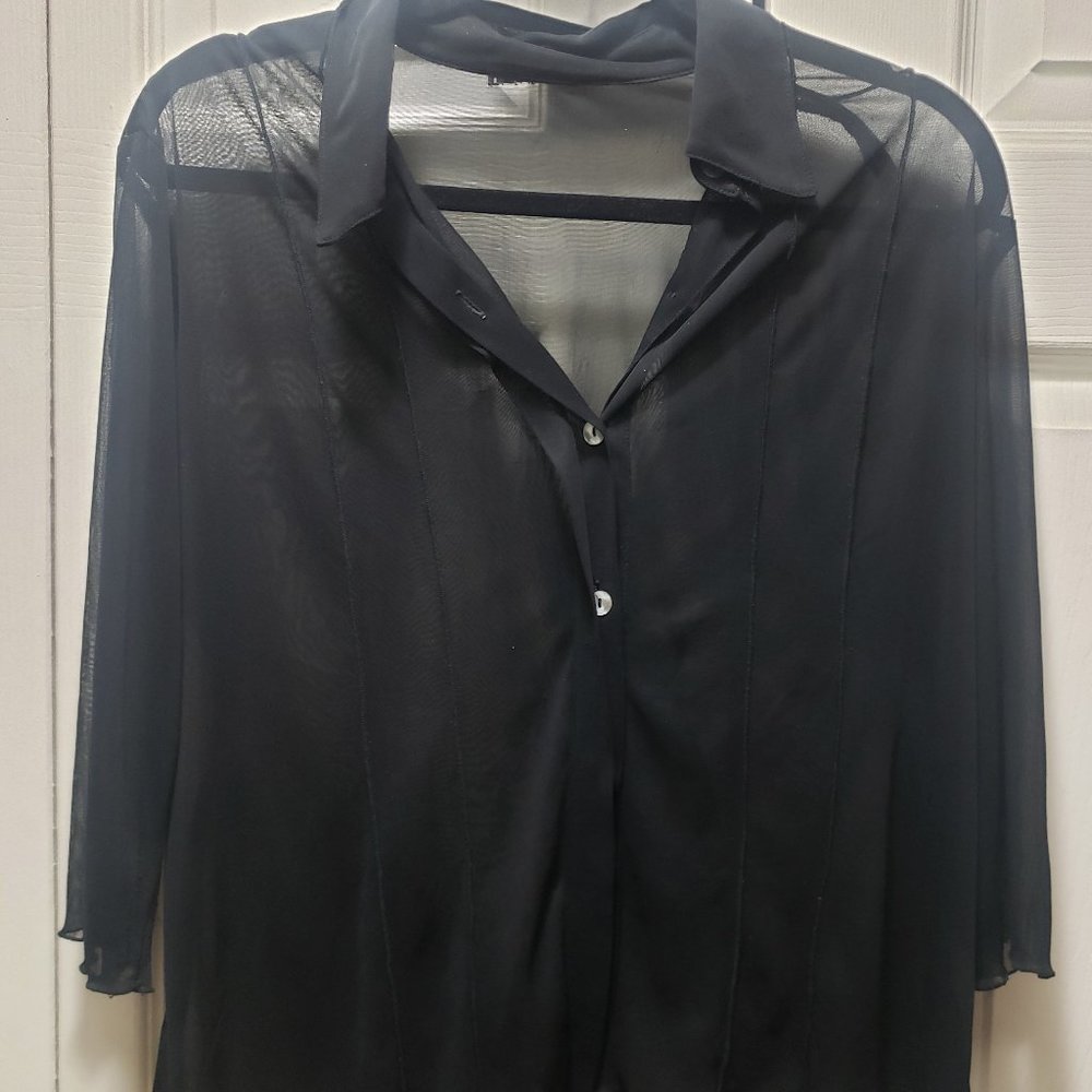 Sheer Buttonup Shirt